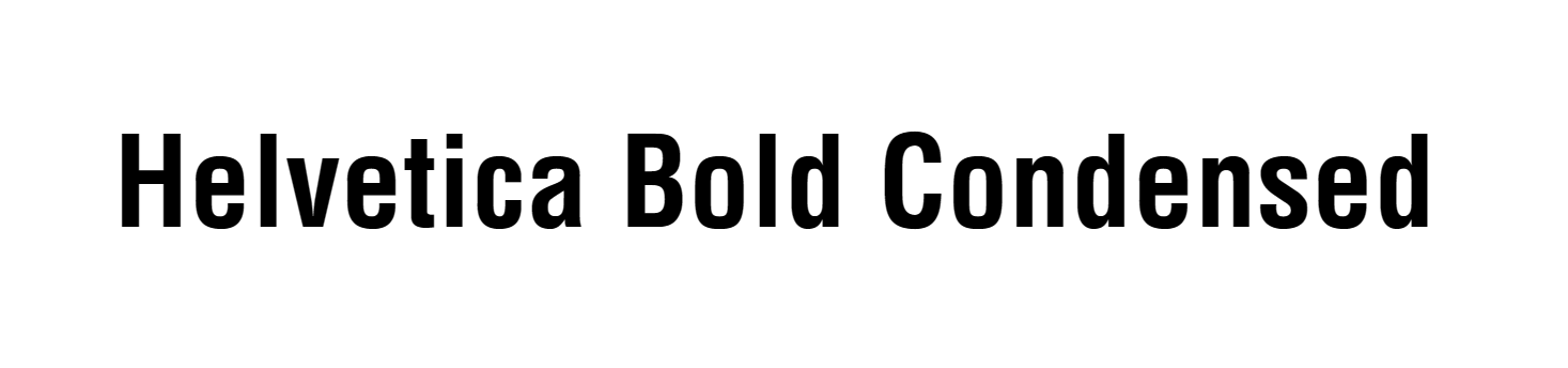 Helvetica condensed bold font download free