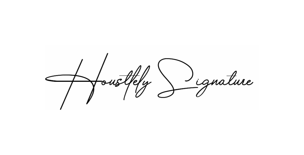 Housttely Signature font download