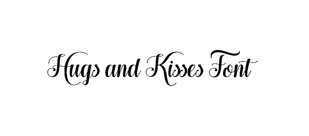 Hugs and Kisses Font free download