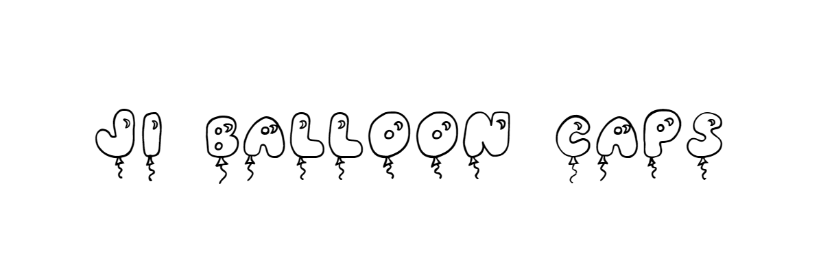 JI Balloon Caps font download