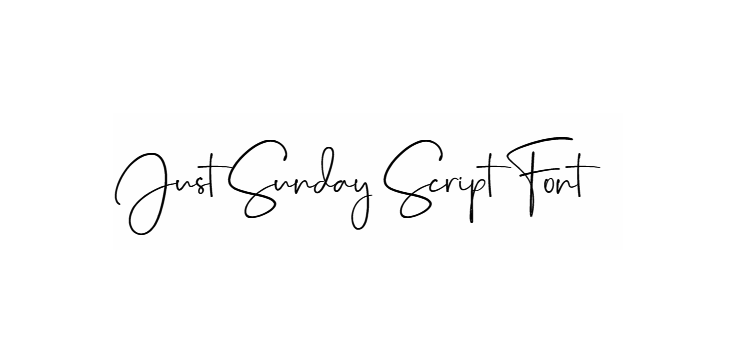 Just Sunday Script Font download