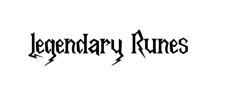 Legendary Runes font download