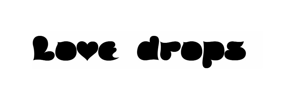 Love drops font download Lovedrops love font