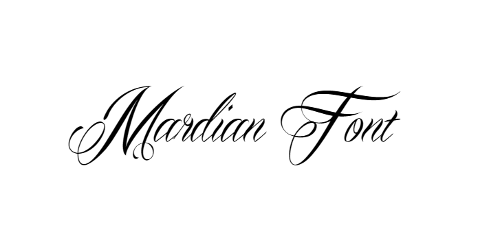 Mardian Font download