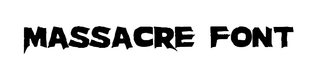 Massacre Font free download