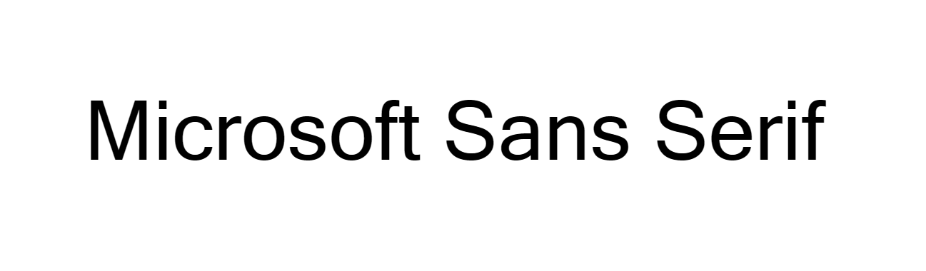 Microsoft sans serif font free download