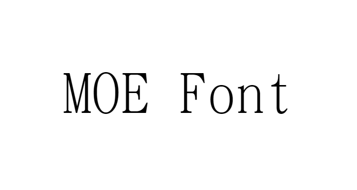 Moe Font download