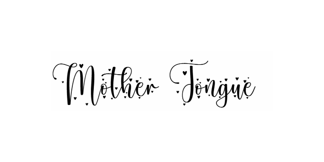 Mother Tongue font download