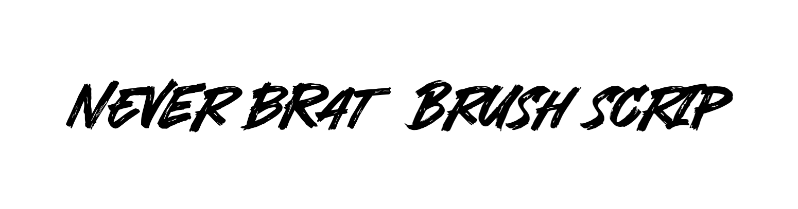 Never brat font free download