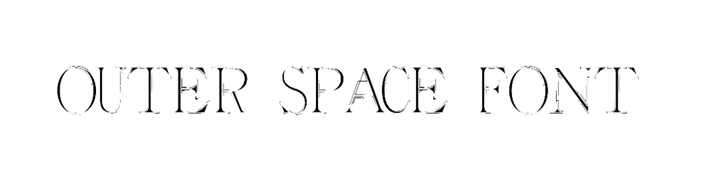 Outer Space Font download