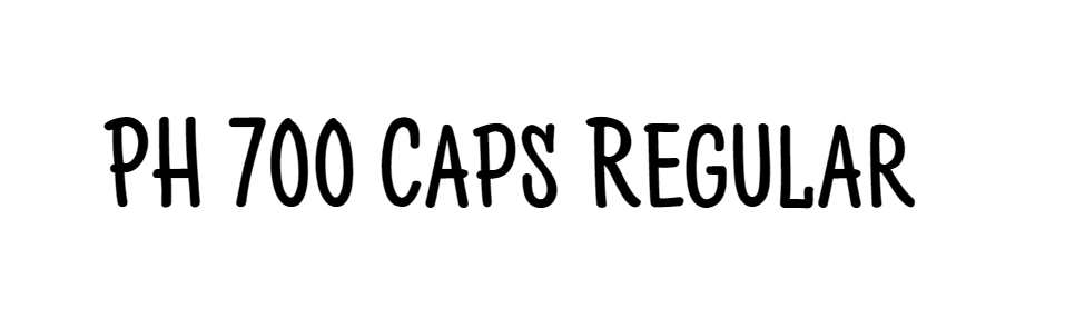 PH 700 Caps Regular font download