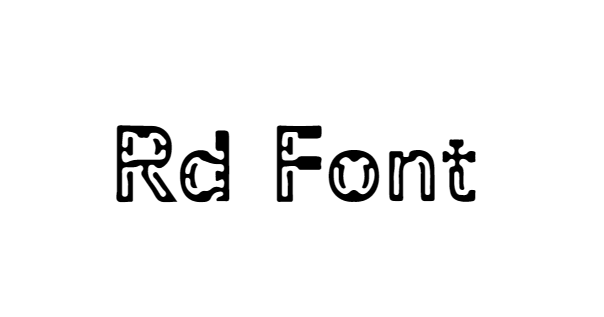 Rd Font download