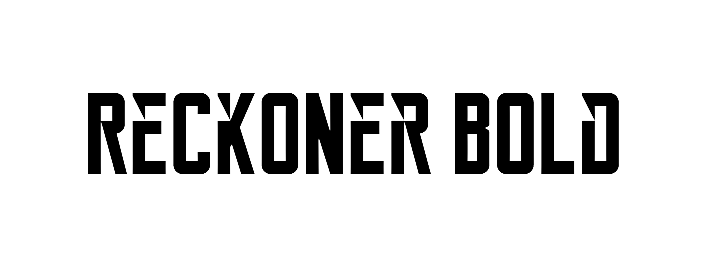 Reckoner Bold font download