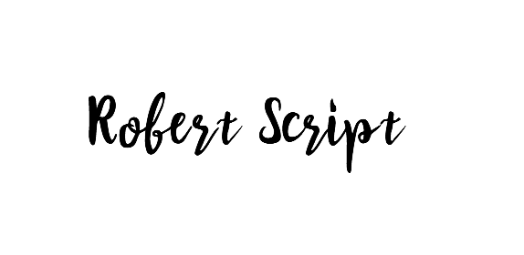 Robert script font download