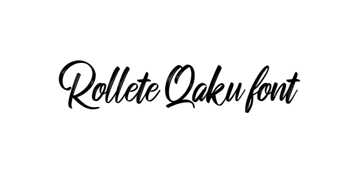 Rollete Qaku font Free download