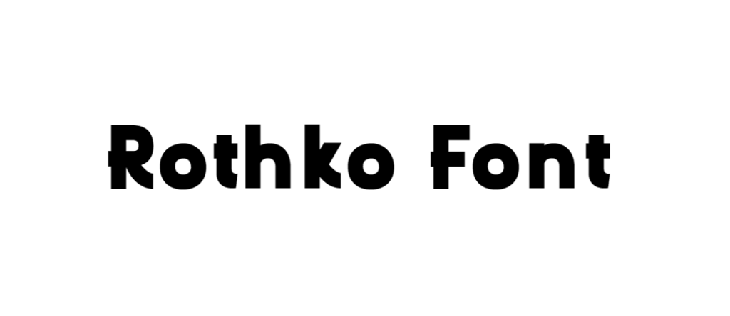 Rothko font download free