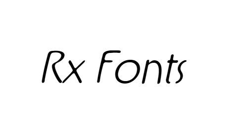 Rx Font download