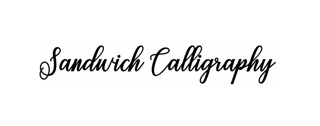 Sandwich Calligraphy font download