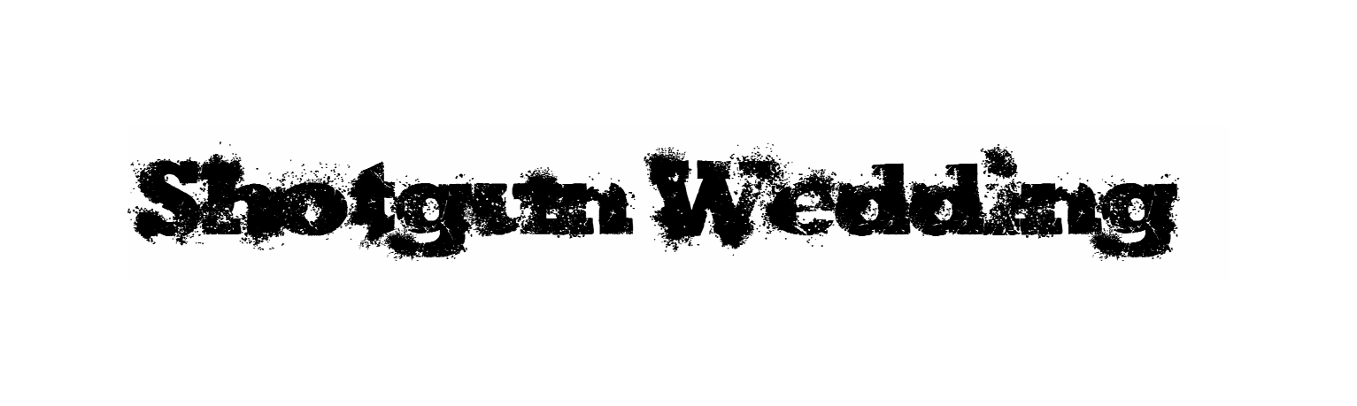 Shotgun Wedding font download