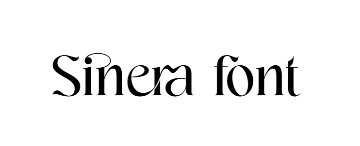 Sinera font free download