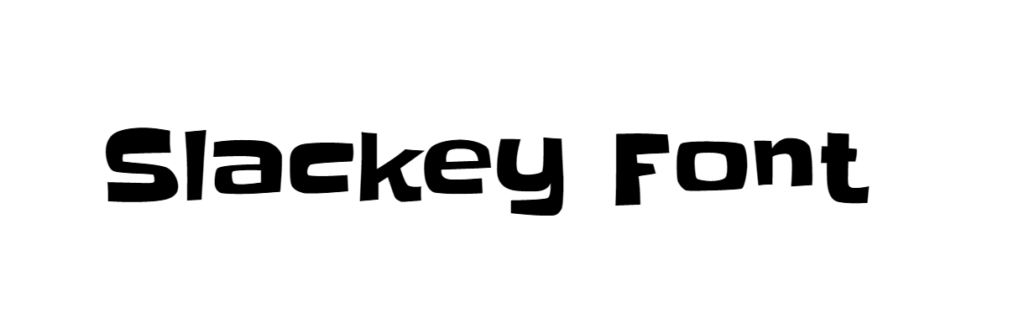 Slackey Font download