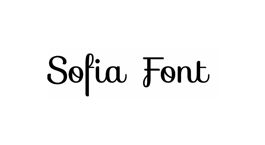 Sofia font download free