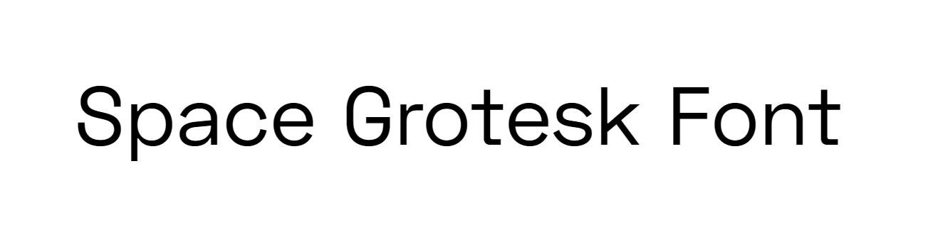 Space Grotesk Font download