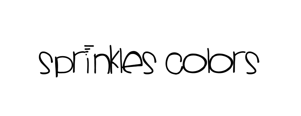 Sprinklescolors font download