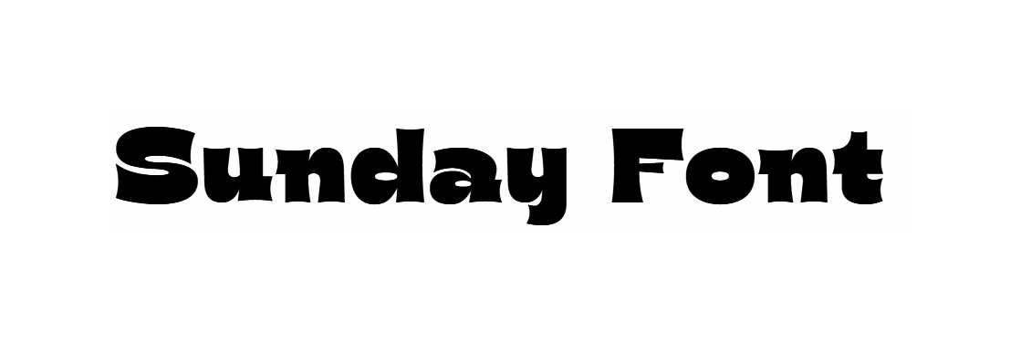 Sunday Font download