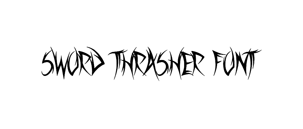 Sword Thrasher Font download