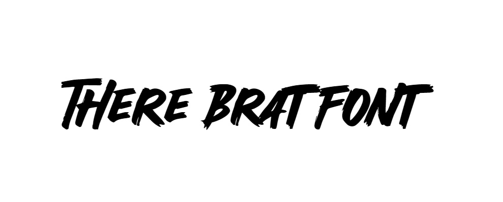 There brat font free download