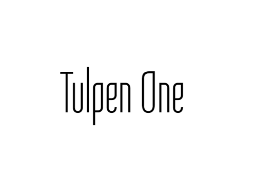 Tulpen One font download