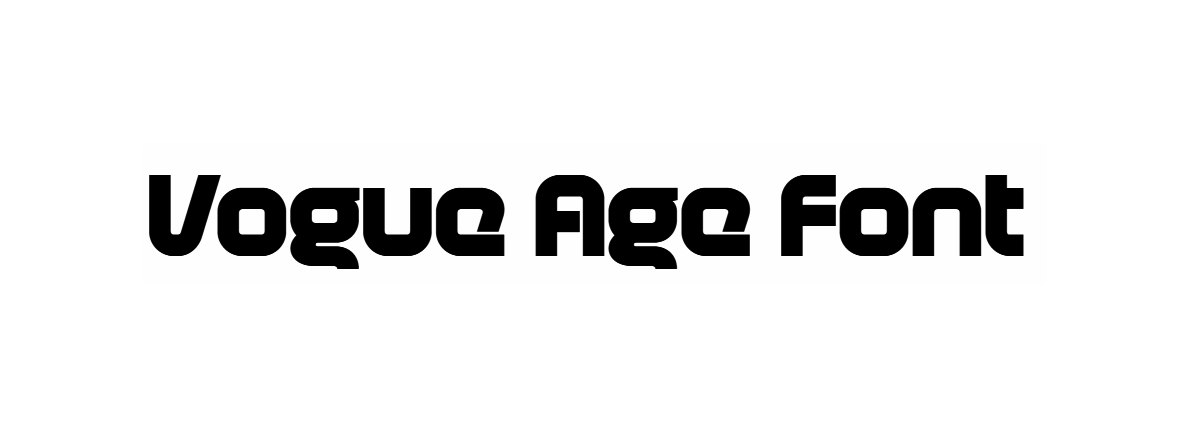 Vogue Age Font download