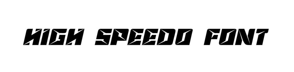 high speeds font download