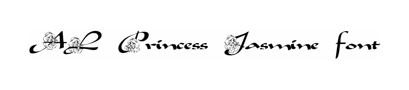 AL Princess Jasmine font download