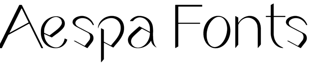 Aespa Fonts download