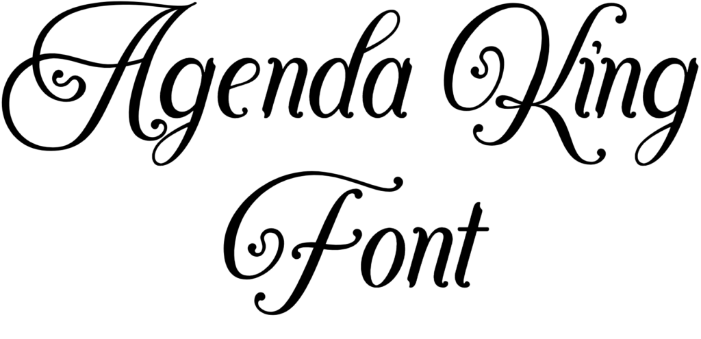 Agenda King Font download