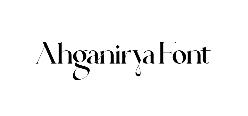 Ahganirya Font download