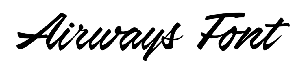 Airways Font download