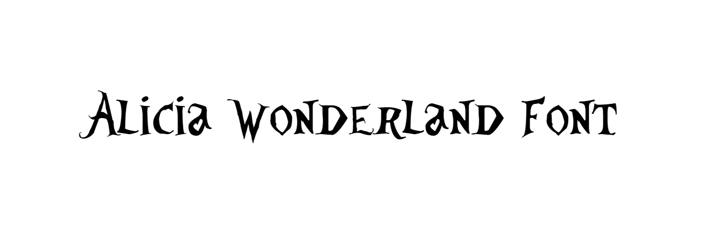 Alicia Wonderland Font download