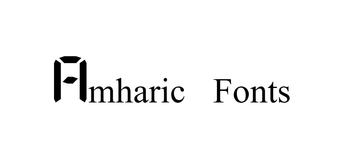 Amharic Fonts download