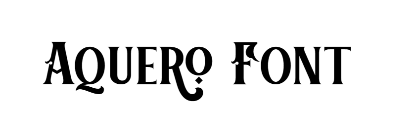 Aquero Font download