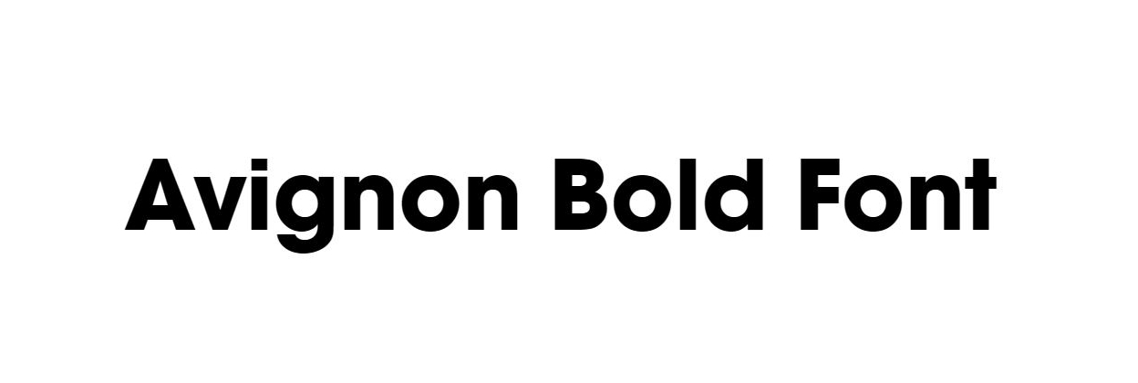 Avignon Bold Font download