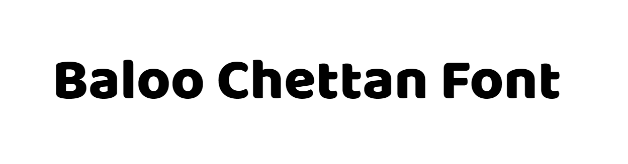 Baloo Chettan Font download