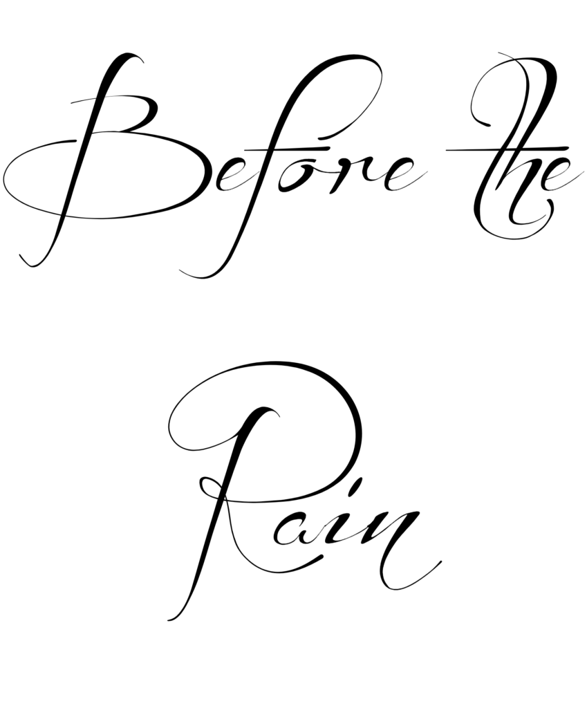 Before the Rain font download