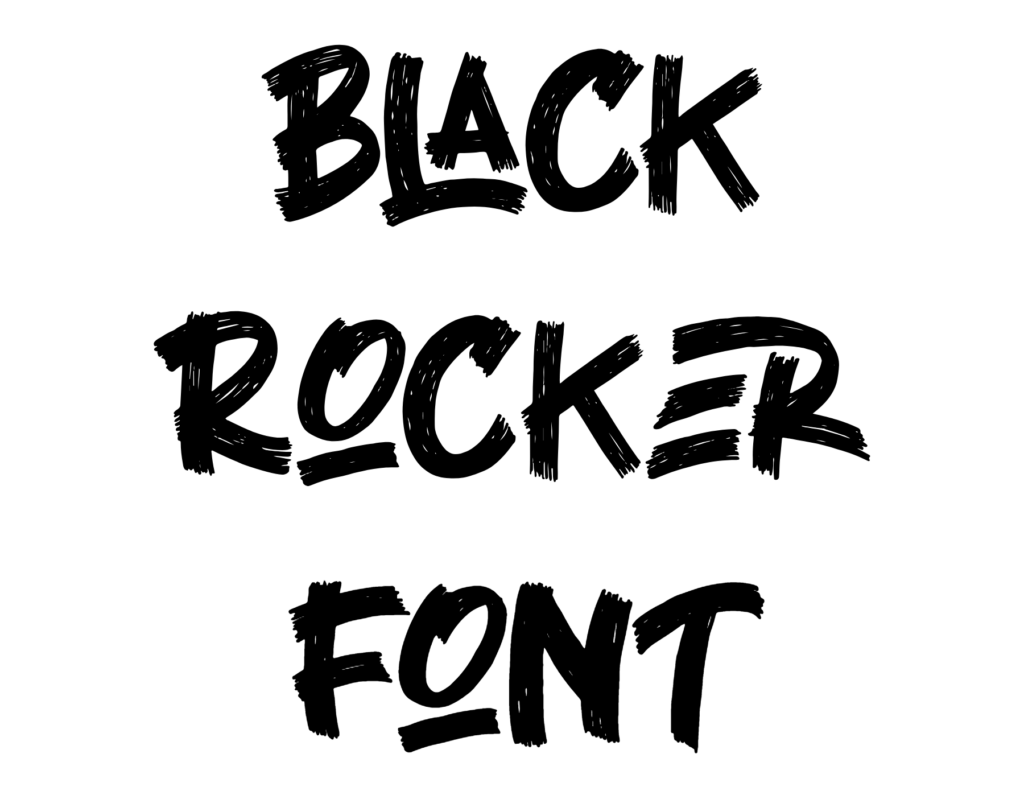 Black Rocker Font download