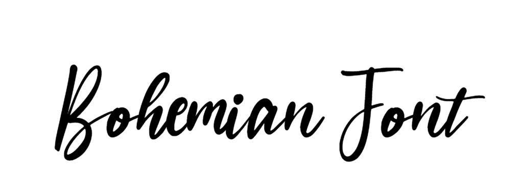 Bohemian Font download