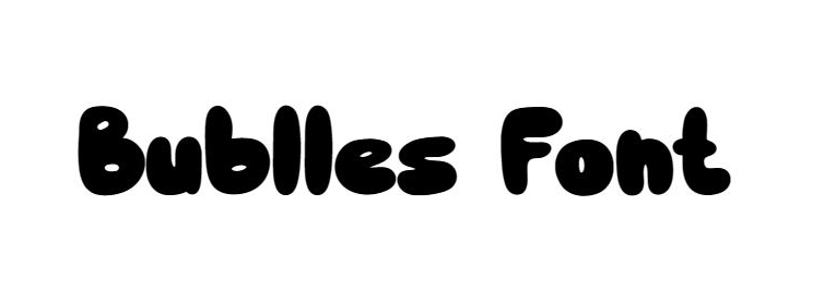 Bublles Font download