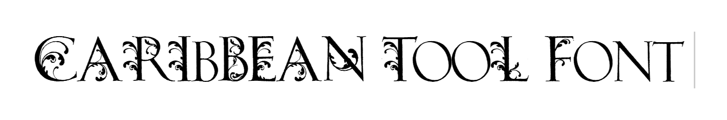 Caribbean tool font download