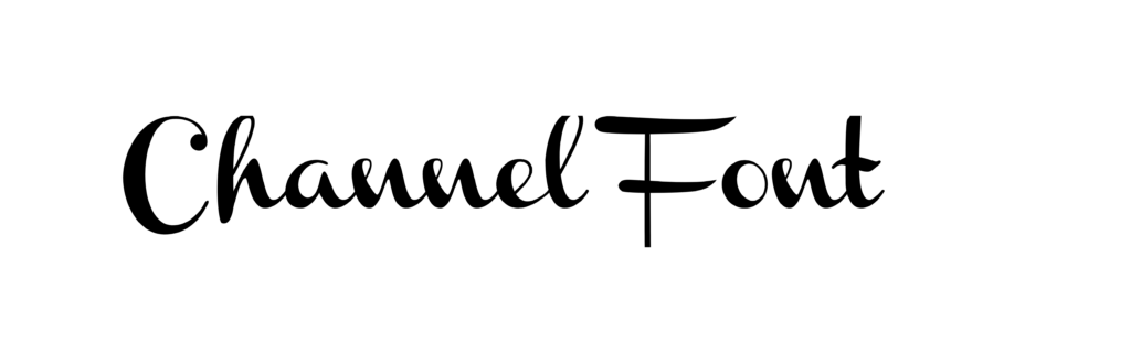 Channel Font download